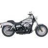 Vance & Hines 47317 Shortshots Staggered Exhausts, Matte Black For Harley Dyna '06-'11