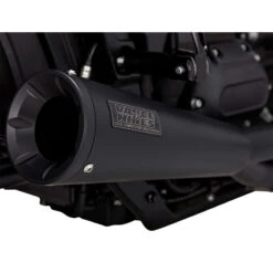 Vance & Hines 47323 2-into-1 Upsweep Exhaust, Black For Harley Softail M8 '18-
