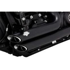 Vance & Hines 47333 Shortshots Staggered Exhausts, Black For Harley Softail M8 '18-