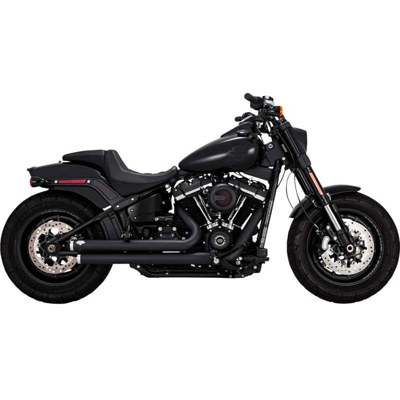 Vance & Hines 47339 Big Shots Staggered Exhaust System For Harley Softail '86-'17 - Image 2